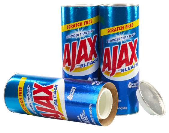 ajax bleach bottle stash can