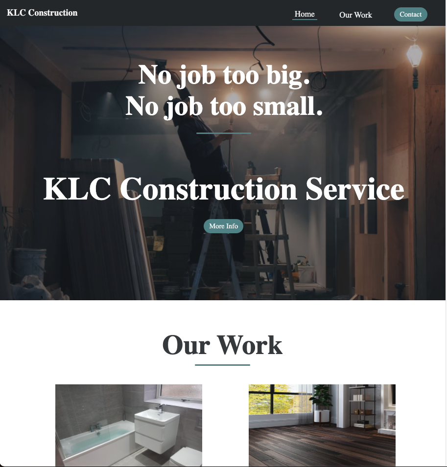 KLC Construction Logo